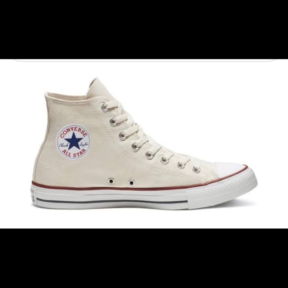 Cream Converse High Top